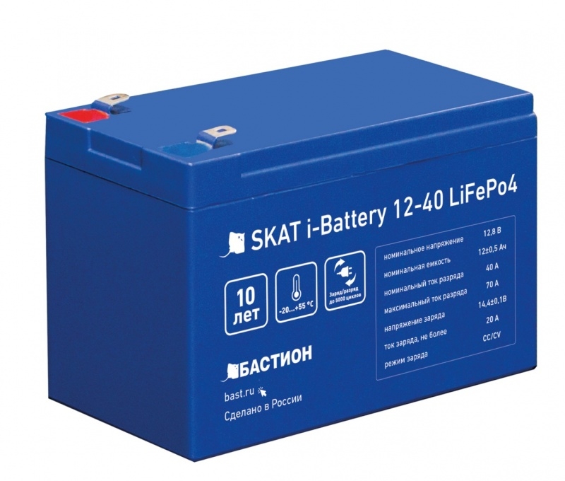 Аккумулятор Бастион Skat i-Battery 12-40 LiFePo4